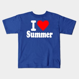 i love summer 2 Kids T-Shirt